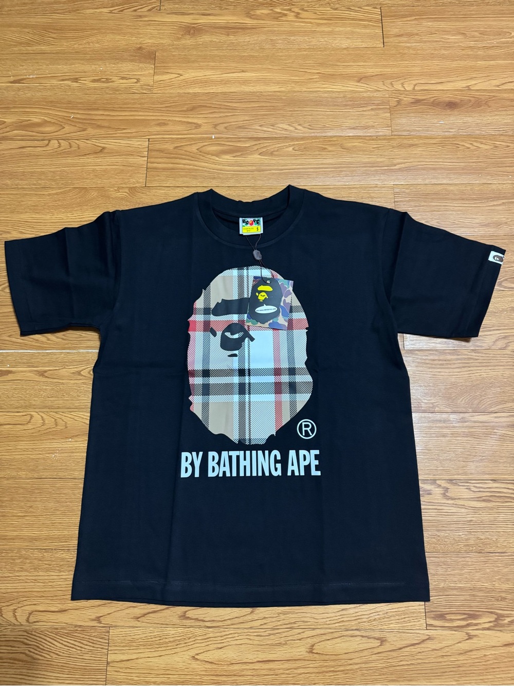 Bape x Burberry Black T-Shirt size S #8